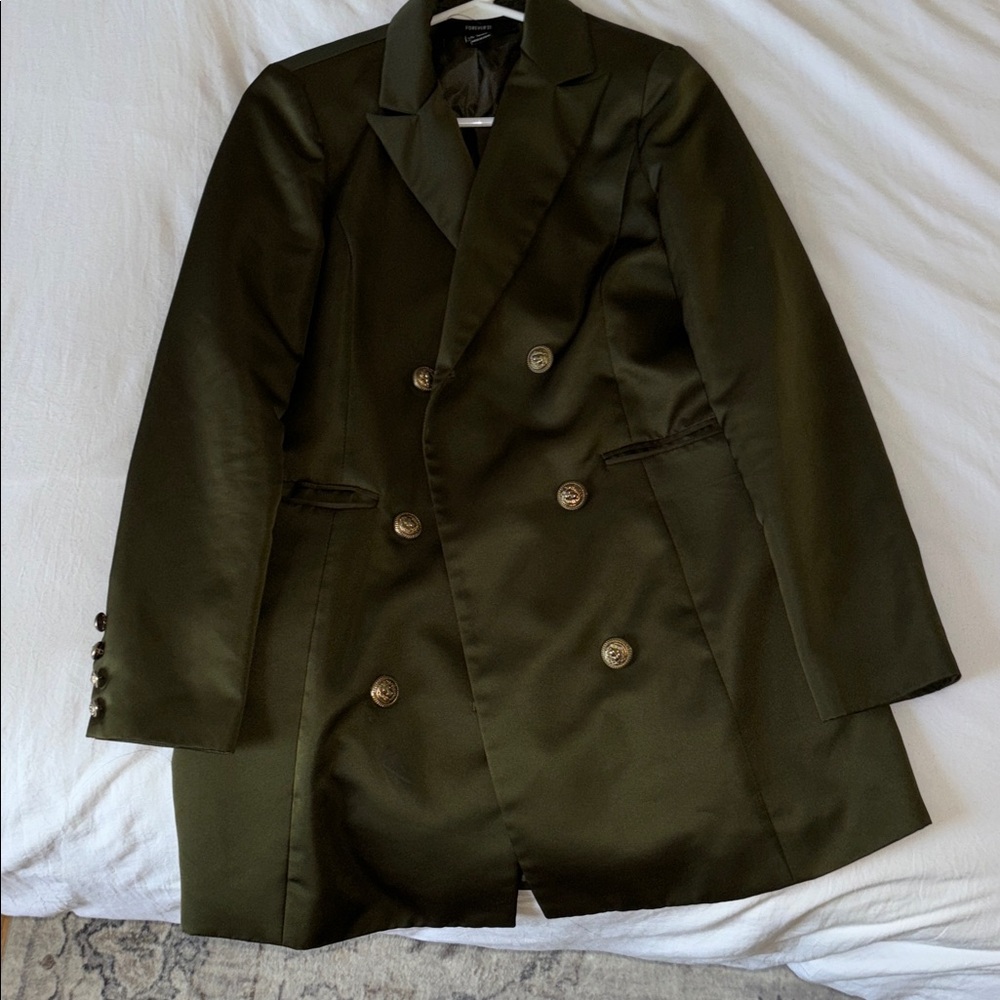 Forever 21 Olive Green Blazer
